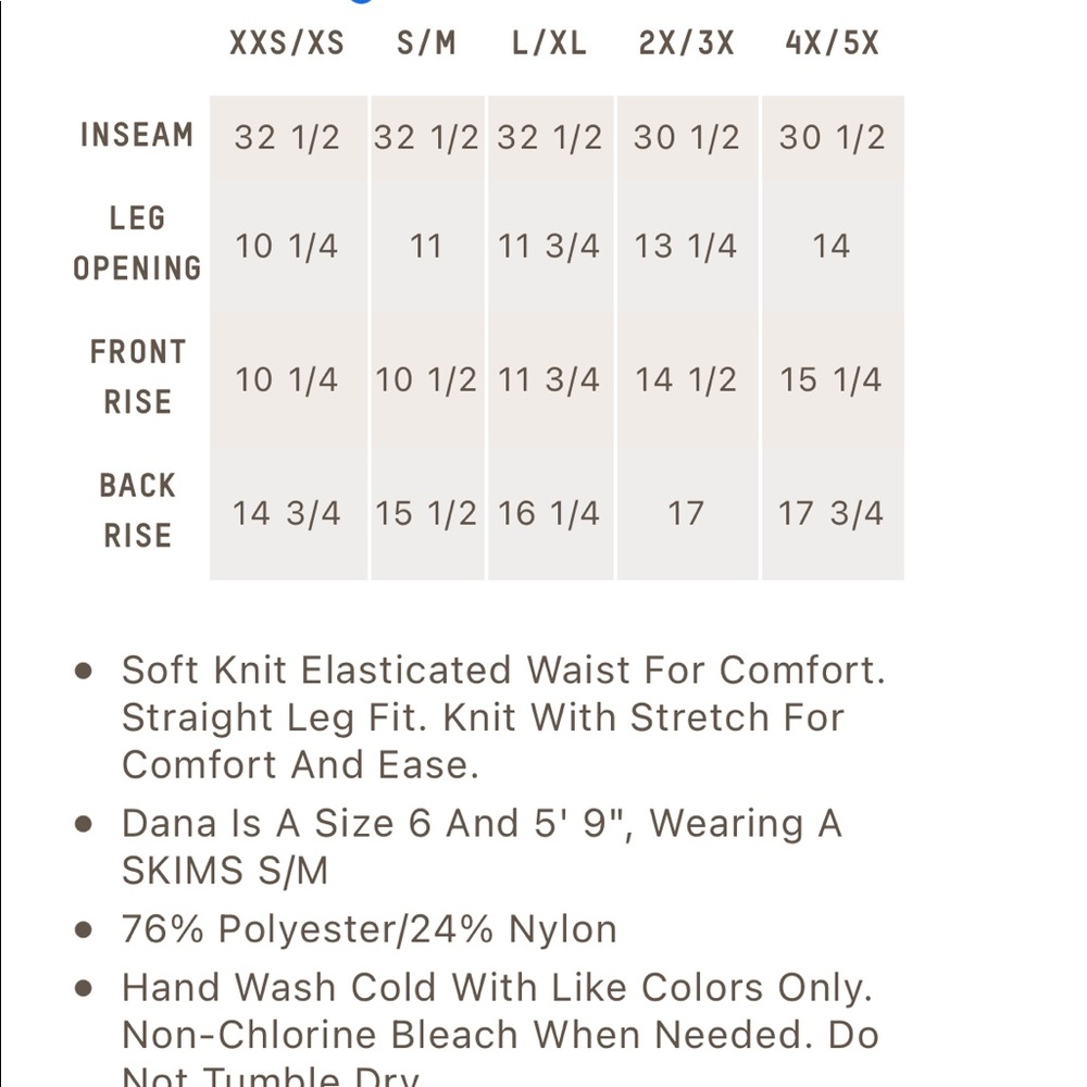 NEW Skims Cozy Knit Pant - Picture 8 of 10